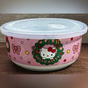Super Cute 🥰 Hello Kitty Food large Pink Container with Vented Lid - NEW